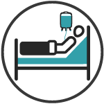 3. After exposure to a body fluid