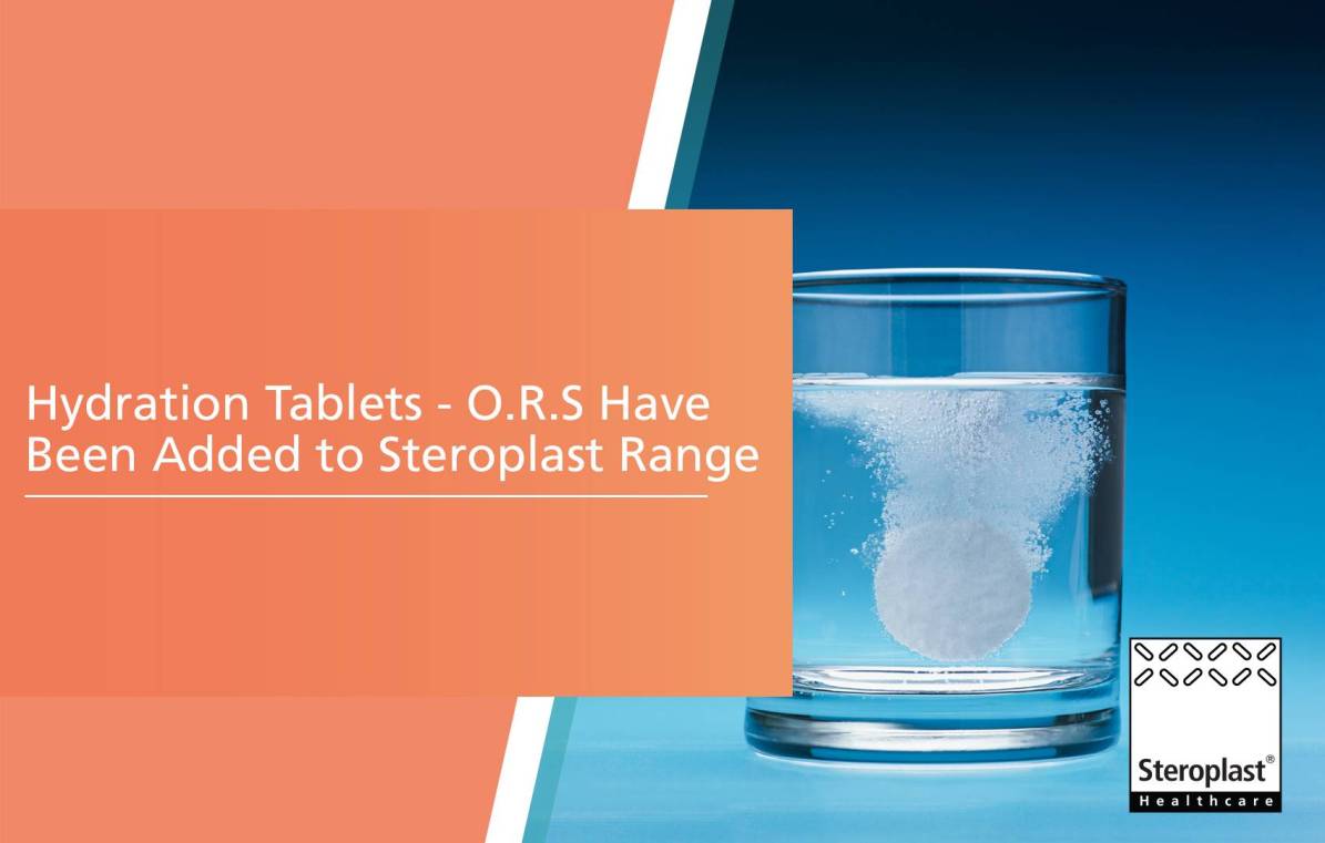 Hydration tablets - O.R.S have been added to Steroplast range