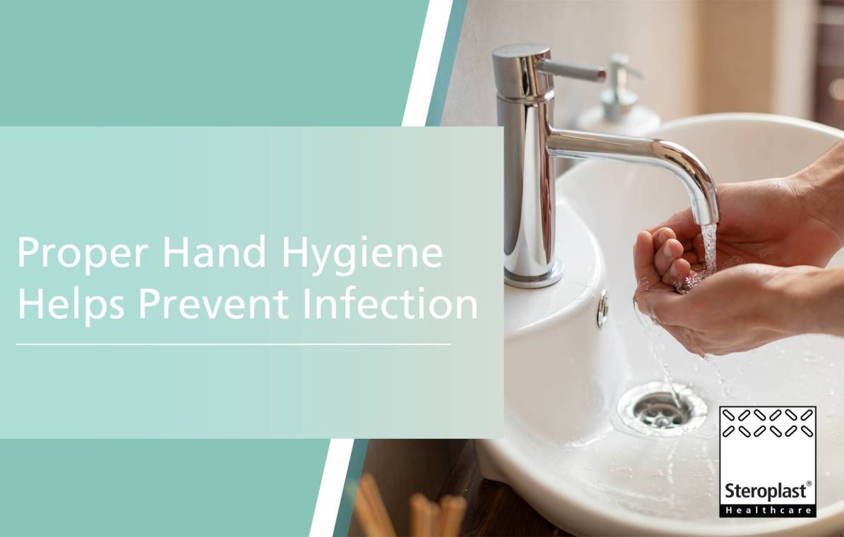 Proper hand hygiene helps prevent infection