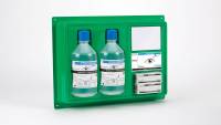 Sterowash Eyewash Station – 500ml Bottles – Wall-Mounted Dispenser with Accessories - Complete