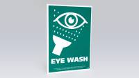 Eye Wash Station Sign | Emergency Shower and Eyewash Signage
