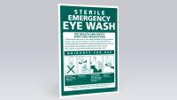 Eye Wash Guidance Sign