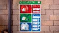 First Aid Kit, Eyewash Kit and Burncare Kit Station