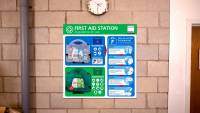 First Aid Kit and Eyewash Kit Station