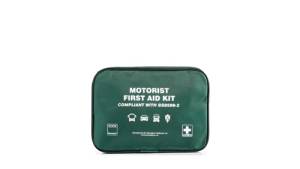 BS8599-2 Vehicle First Aid Kit | Large | Green Pouch Motorist Bag (British Standard Compliant)