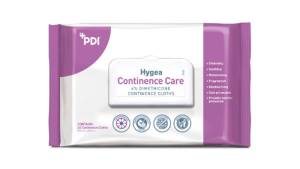 PDI Hygea Continence Care Body Wipes | 4% Dimethicone Fragranced Personal Washcloths | 8 or 24 Wipes