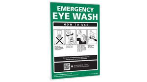 Eye Wash Guidance Sign Thumbnail