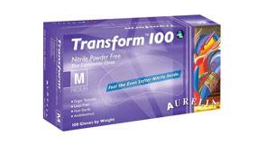 Aurelia Blue Nitrile Disposable Safety Gloves | Pack of 100 | Smooth, Ambidextrous, Powder-Free