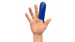 Sterochef Blue Vinyl Finger Stalls – Large – Pack of 10