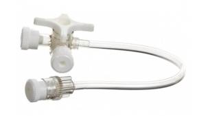 Sterile IV 3-Way Stopcock with 10cm Extension Tube – Single-Use – Disposable