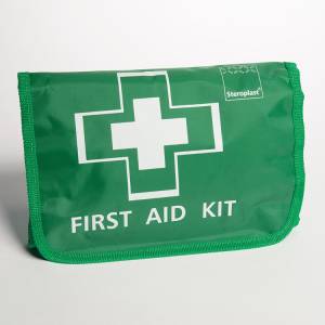 Steroplast Small First Aid Kit – 40 Piece – Compact Fold-Up Nylon Bag – 22 x 12 x 7cm