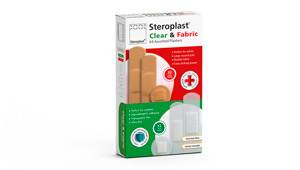Steroplast Clear & Fabric Plasters – 3 Assorted Sizes