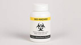 Steroplast Absorbent Powder – 100g Tub – For Biohazard and Liquid Spill Clean-Up – Fast-Acting Gel Formula