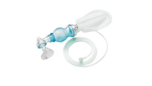 Infant Bag-Valve Mask (BVM) – 280ml – Size 0 – Single-Use Resuscitator – Latex-Free – With Air Cushion Mask & 360° Swivel Connector