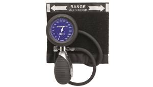 Coral Shockproof Aneroid Sphygmomanometer – Manual Blood Pressure Monitor – Adult Cuff – Latex-Free – With Zip Pouch