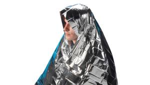 Foil Blanket being Used