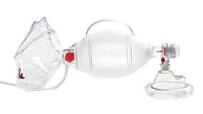 Ambu SPUR II Adult Disposable Resuscitator – Bag-Valve Mask (BVM) with Mask & Carry Bag – 800ml/1100ml Stroke Volume – Single-Use – Latex-Free
