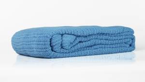 Cellular Ambulance Blanket | 100% Cotton — Red/Blue | Paramedic First Aid Emergency Blanket