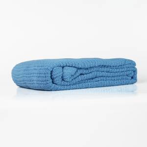 Cellular Ambulance Blanket | 100% Cotton — Red/Blue | Paramedic First Aid Emergency Blanket
