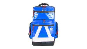 WaterStop PRO Emergency Backpack – PVC Coated – 20cm x 40cm x 48cm – Blue – Wipe Clean, Water-Resistant
