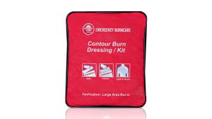 Burnshield Emergency Contour Dressing – 1m x 2m – Sterile Hydrogel Cotton Pad in Nylon Bag
