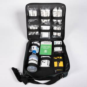 Steroplast School Classroom First Aid Kit – Quick-Grab Water-Resistant Bag – 38cm x 36cm x 8cm – 61 Items – for Classroom and School Use