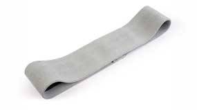 Grey Resistance Squat Fabric Band – Light – 76cm – Non-Slip Exercise Loop for Glutes, Hips & Legs