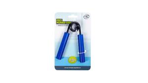 Hand Grip Pro Power Aluminium Exerciser – Light – Blue – 14cm x 10.5cm – Anti-Slip Grip Strength Trainer