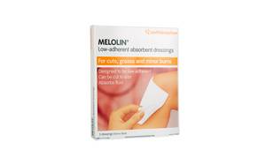Melolin Cushioned Dressing Pads – Low Adherent 10cm x 10cm – Sterile – Pack of 5 or 100