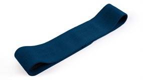 Navy Resistance Squat Fabric Band – Medium – 76cm – Non-Slip Exercise Loop for Glutes, Hips & Legs