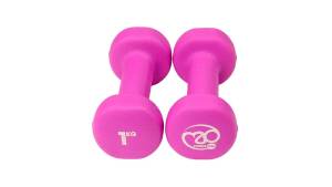 Purple Neoprene Hand Weight Dumbbells 