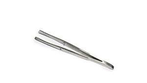Straight Tip Tweezers – 3in (7.5cm) Nickel Finish – Single Pair
