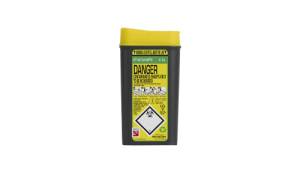Sharpsafe Medical Sharps Bin – 0.2 L – Yellow – Polypropylene Lockable Lid