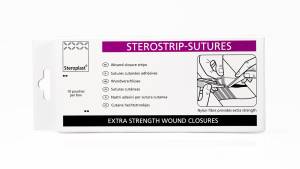 Sterostrip Wound Skin Closures – 3mm – Box of 10 Pouches – 5 Strips Per Pouch