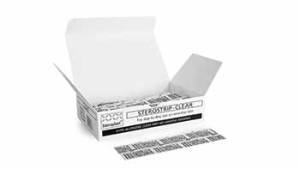 Sterostrip Clear Washproof Hypoallergenic Plasters – 5 Assorted Sizes – Box of 100 – Latex-Free & Sterile