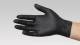 Aurelia Black Nitrile Disposable Safety Gloves | Pack of 100 | Smooth, Ambidextrous, Powder-Free