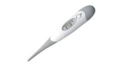 Rapid Digital Thermometer – Flexible Tip – 10 Second Reading – Fever Alarm – Dual °C/°F Display