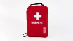 Steroplast Activ Series Empty Burn First Aid Bag – Red – 26cm x 15cm x 13cm – Refillable with Multiple Compartments