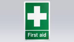 Steroplast Emergency First Aid Kit Notice Sign – 20.9cm x 29.7cm – Workplace Safety Sign