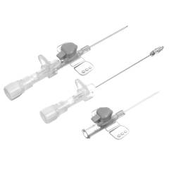 IV Cannula Winged with Injection Port | Grey – 16g x 45mm