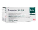 PDI Prevantics 2% CHG Wipes with 70% IPA are available