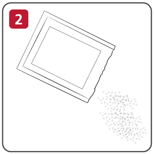 Step 2 - Pour the Granules