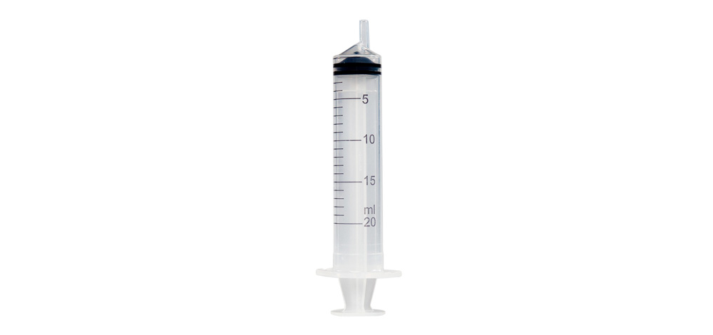 Luer Slip Tip IV Syring with Eccentric Tip