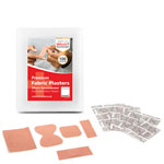 Premium Elastic Fabric Plasters 5 Assorted Sizes Clear Box