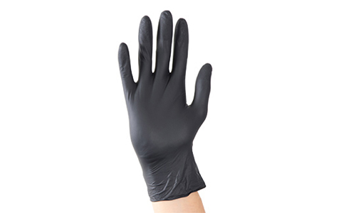 Aurelia Black Nitrile Gloves
