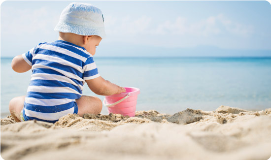 Baby at the Beach