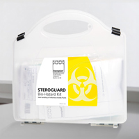 Bio hazard Kit on table