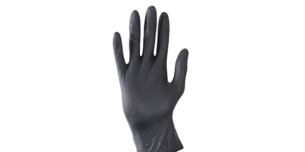 Aurelia Black Nitrile Gloves