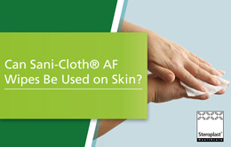 Can Sani-Cloth AF Wipes Be Used on Skin?