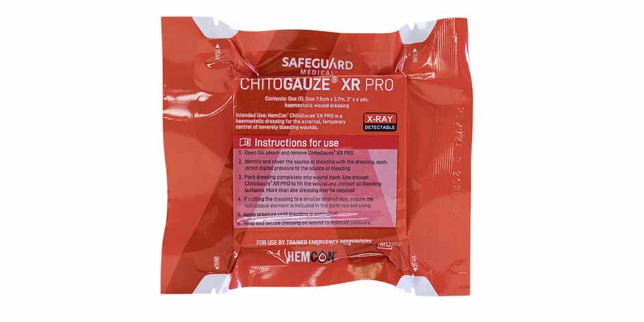 Prometheus ChitoGauze XR Pro | Controls Severe Moderate to Severe Haemorrhage